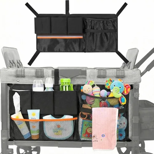 Organizador de vagón, accesorio de almacenamiento de vagón, compatible con organizador de accesorios de vagón, bolsa de almacenamiento de carga de