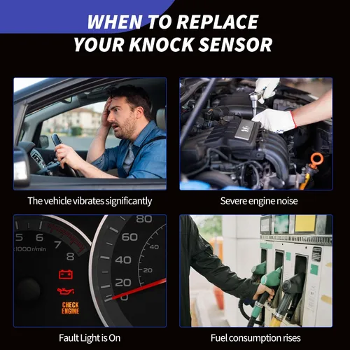 Miniatura 6 de HiSport Sensor de detonación de golpes 213-1576 compatible con Chevrolet Silverado 1500 2500 3500 y GMC Canyon Envoy Savana & Cadillac & Buick