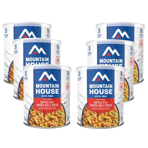 Miniatura 17 de Mountain House Fettuccine Alfredo liofilizado con pollo #10 lata – 9 porciones por lata – Alimento enlatado de supervivencia de emergencia