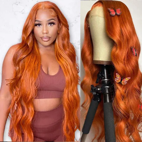 Miniatura 36 de Srakuw Wear and Go - Pelucas de cabello humano sin pegamento, precortadas con encaje frontal, pelucas para mujeres negras, sin pegamento, onda