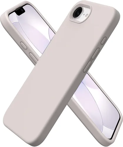 Miniatura 25 de ORNARTO Funda compatible con iPhone 16e de 6.1 pulgadas (2025), silicona líquida de 3 capas cubierta completa de goma de gel suave, funda protectora