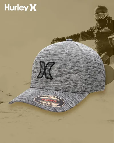 Miniatura 42 de Hurley Gorras para hombre - One & Only Flexfit Textures Cap - Sombreros ajustados para hombre, S-XL