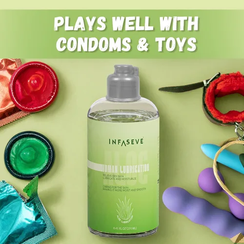 Miniatura 4 de Lubricante natural a base de agua de aloe para sexo, lubricante anal, lubricante a base de agua no graso, lubricante personal respetuoso con el pH