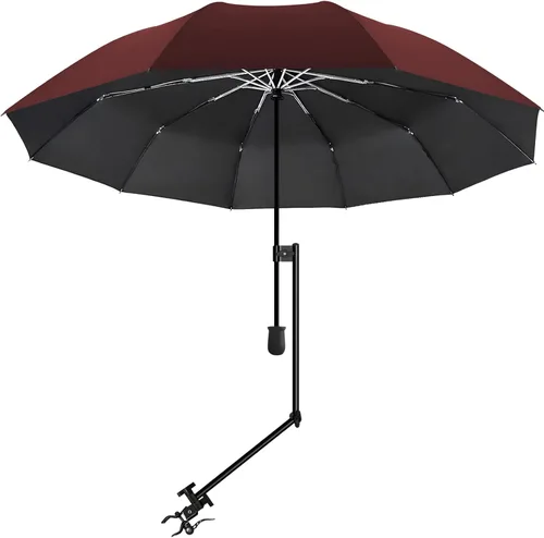 Miniatura 53 de XLINGZA Sombrilla de playa UPF 50+ con abrazadera universal ajustable