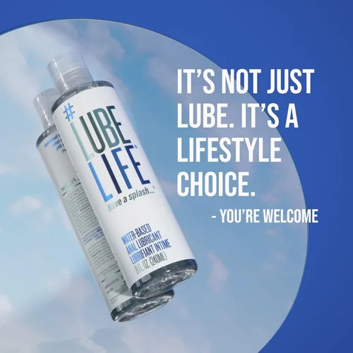 Miniatura 6 de LubeLife Lubricante anal a base de agua para hombres, mujeres y parejas: lubricante personal seguro para la ingestión, compatible con juguetes