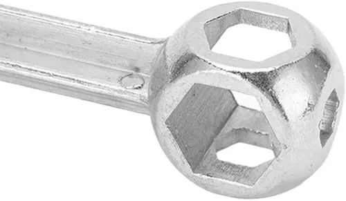 Miniatura 8 de Llave portátil 10 en 1 de 0.236-0.630 in a prueba de herrumbre multi funcional hueso de perro hexagonal llave para reparación de bicicletas