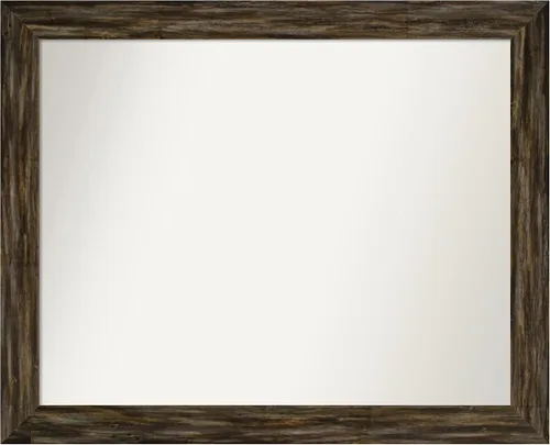 Miniatura 41 de Amanti Art Espejo de baño marrón para sobre el fregadero, 25 x 25 pulgadas, hecho a medida, espejo de tocador cuadrado marrón medio, marco de madera