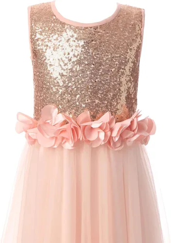 Miniatura 3 de Sarahbridal Vestido de princesa para fiesta de flores para niñas pequeñas FG001