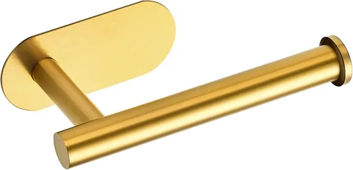 Miniatura 11 de Paquete de 2 soportes adhesivos para rollos de papel higiénico - Acero inoxidable SUS304 níquel cepillado, soporte para papel higiénico a prueba