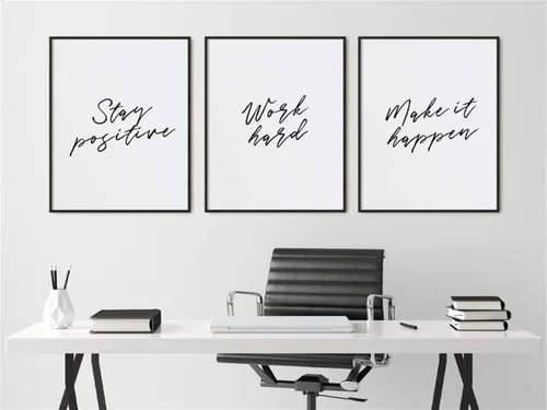 Miniatura 5 de Póster de 3 piezas con texto en inglés "Love Always Wins" (Love Always Wins), diseño de pared blanco y negro, arte de pared, pintura en lienzo