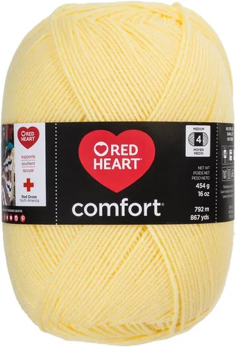 Miniatura 8 de RED HEART Hilo Comfort Shimmers, ópalo blanco