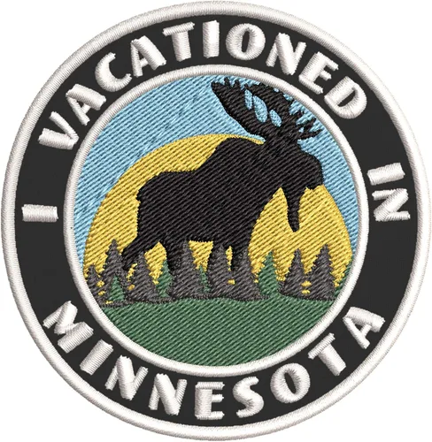 Miniatura 5 de I Vacationed in Minnesota - Parches decorativos bordados de 3.5 pulgadas, para planchar o coser, recuerdos de vacaciones, viajes, aventura, tema