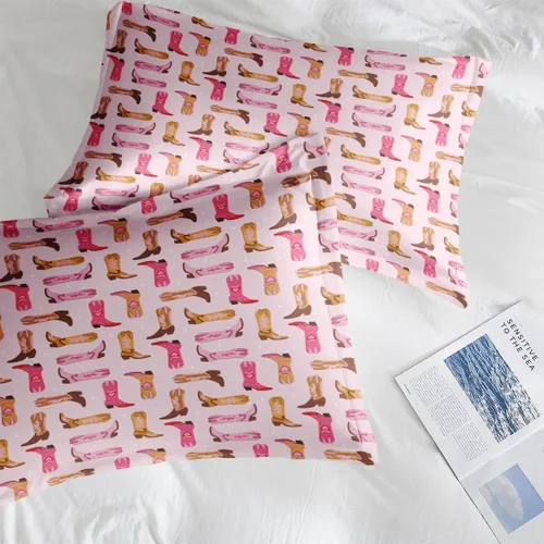 Miniatura 7 de Pamnest Juego de edredón tamaño Twin, ropa de cama suave retro vaquera occidental de 2 piezas para niños y adultos, juego de edredón estético