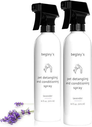 Miniatura 15 de Begley's Aerosol desenredante para mascotas, espray desenredante perfumado de aceite esencial de primera calidad para perros, cachorros y gatos