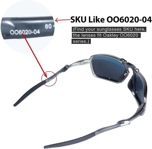 Miniatura 4 de Walleva - Lentes de repuesto para gafas de sol Oakley Badman, varias opciones disponibles