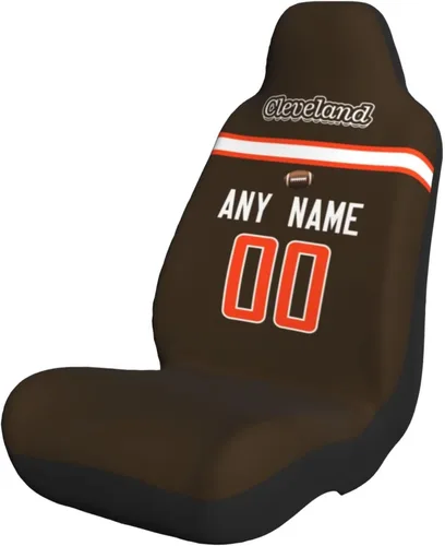 Miniatura 28 de Fundas de asiento de coche de fútbol personalizadas, accesorios personalizados para automóvil, regalos de Arizona con nombre y número, funda