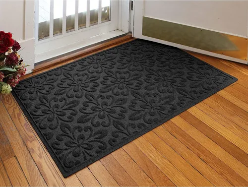 Miniatura 5 de Alfombra WaterHog para entradas – Alfombra para interior/exterior para entrada de casa, diseño duradero que atrapa la suciedad para puerta delantera