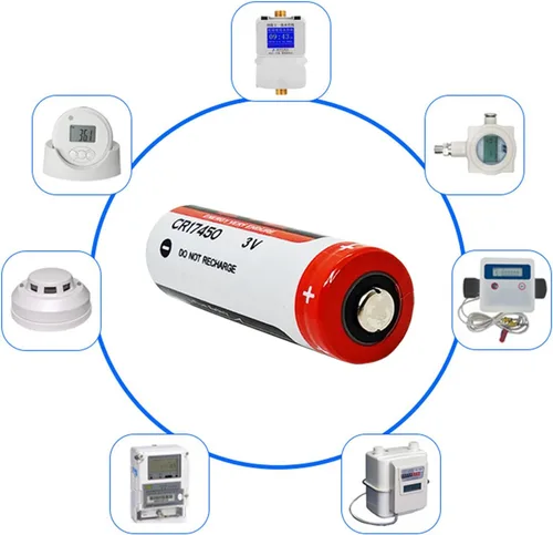 Miniatura 4 de Paquete de 2 baterías de litio CR17450 2400mAh 3V reemplazo PLC batería de control industrial