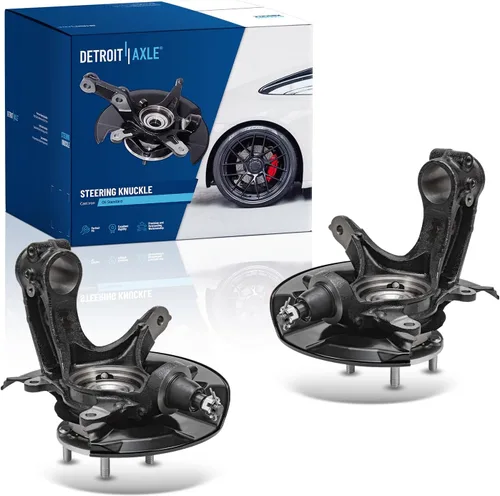 Miniatura 51 de Detroit Axle - Kit de nudillos traseros izquierdo FWD para Hyundai Santa Fe 2007-2009 Veracruz 2007-2012, reemplazo del conjunto de cojinete