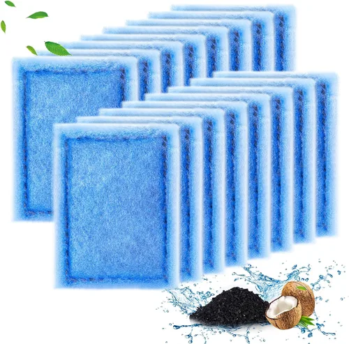 Miniatura 14 de Umlecoa Paquete de 8/16/32 cartuchos de filtro tamaño A compatibles con filtros MarineLand Penguin Power Filters 75 y 100 – Cartuchos de filtro