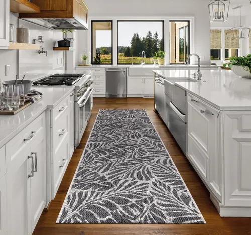 Miniatura 312 de Keen Home Design Alfombra de pasillo para exteriores, 26 x 119 pulgadas, lavable para interiores y exteriores, para patio, cocina, balcón, playa