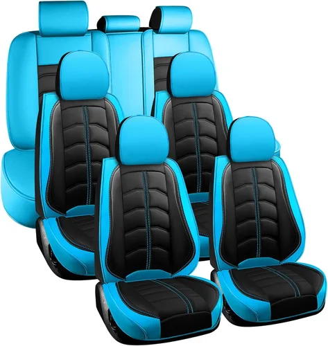 Miniatura 21 de Funda de asiento de auto de 7 asientos para Nissan Pathfinder 2003-2025, fundas de asiento duraderas, resistentes al desgaste, impermeables