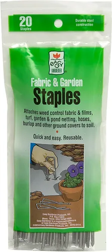 Miniatura 10 de Easy Gardener 50825 - Grapas para tela de jardín de seguridad para jardines, 15.2 cm