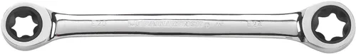 Miniatura 5 de GEARWRENCH Juego de llaves E-Torx de trinquete de caja doble de 4 piezas - 9224D, plata