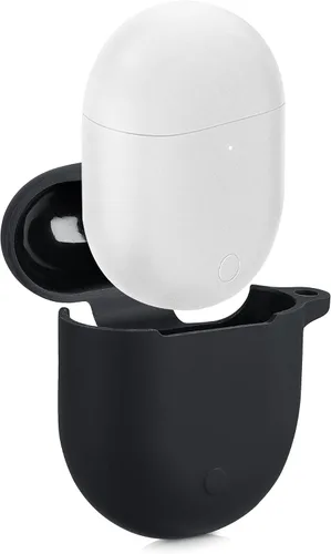 Miniatura 3 de kwmobile Funda compatible con Xiaomi Redmi Airdots 3 Pro/Buds 3 Pro - Funda de silicona para auriculares - Negro