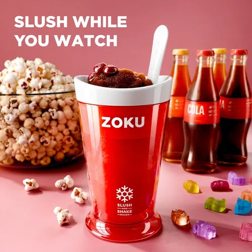 Miniatura 2 de Fábrica de batidos Zoku Slush y Shake Maker, color naranja, Casual, talla única , Azul