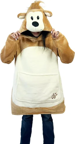 Miniatura 2 de Manta con capucha - Manta con capucha para niños - Manta portátil para niños - Almohada de felpa Oso