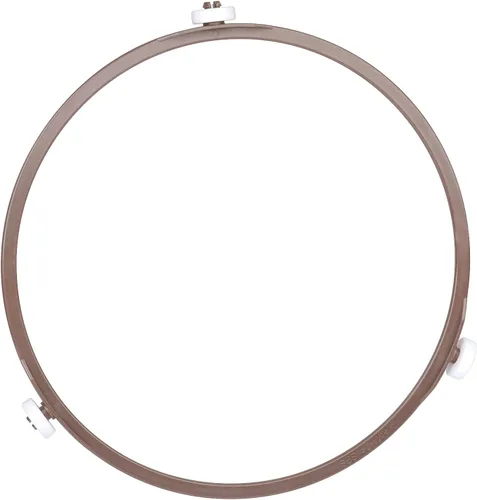 Miniatura 14 de Anillo giratorio de microondas de 7 pulgadas con rodillos de 0.472 in, soporte de bandeja para horno de microondas, anillo de rodillo giratorio