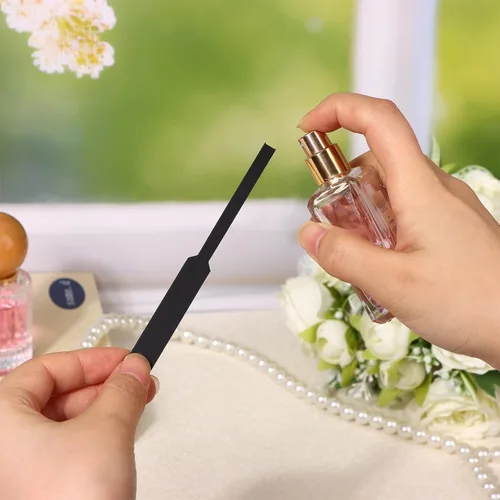Miniatura 3 de 1000 Piezas Tiras de Prueba de Perfume Negras Desechables Tiras de Fragancia Tiras de Prueba de Papel de Perfume Tiras Secantes de Fragancia Premium