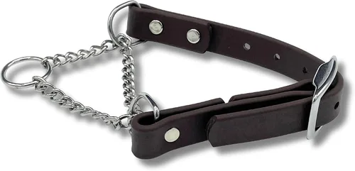Miniatura 17 de Collar de Martingala para Perros, Biothane, Herrajes de Acero Inoxidable, Sin Tirones, Fabricado en EE. UU., Grado Profesional, Grande, Marrón
