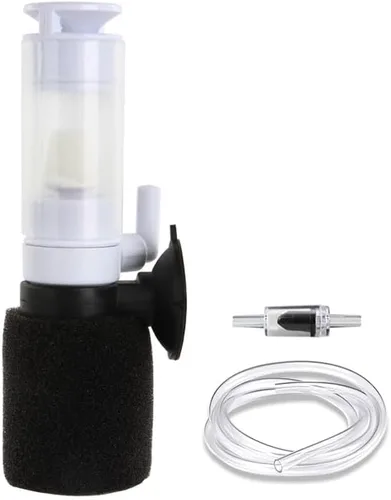 Senzeal Mini esponja filtro de pescado silencioso 3 en 1 pequeño acuario bomba de aire filtro para agua dulce y salada tanque de peces pequeño con