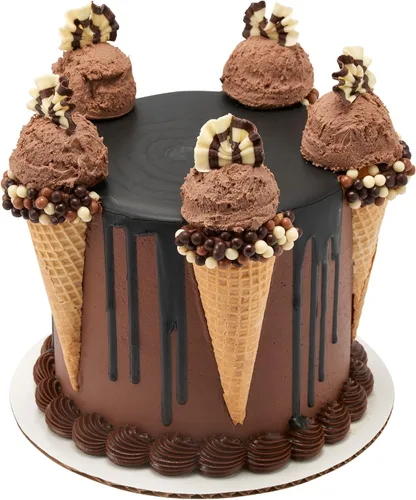 Miniatura 9 de DecoPac Goteo de pastel, color negro, sabor a vainilla, chocolate mate, 6.35 onzas