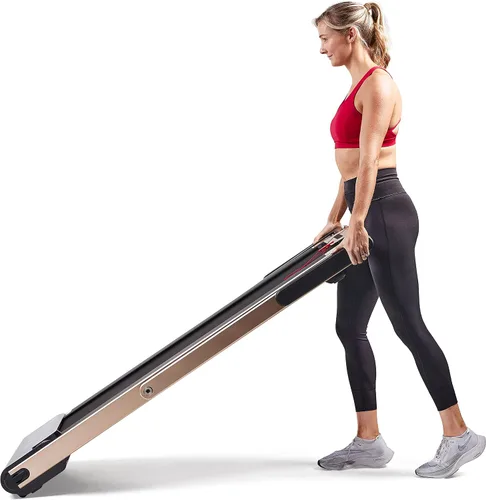 Miniatura 7 de Sunny Health & Fitness Slim Foldable Treadmill Fully Assembled, 17.7" x 49" Non-Slip Running Surface, 2.5 HP Motor, Speeds up to 8 MPH