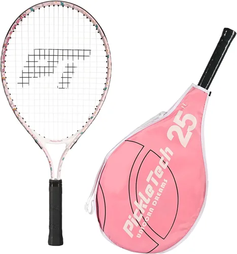 Miniatura 20 de PICKLETECH Kids Tennis Racket for Junior Toddlers Starter Kit 17-25" Tennis Racquet for Girls and Boys with Carry Bag, Lightweight for Beginners Rosa