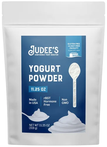 Miniatura 11 de Judee's Gluten Free Yogur griego en polvo – Mezcla sin nueces – Yogur instantáneo en polvo para batidos, paletas y helados – 1.5 libras, paquete de 1