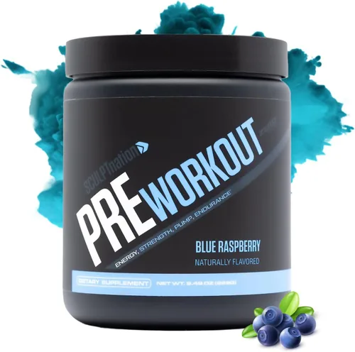 Sculpt Nation por V Shred PreWorkout - Polvo de preentrenamiento premium con aminoácidos para un máximo rendimiento, resistencia y apoyo energético,