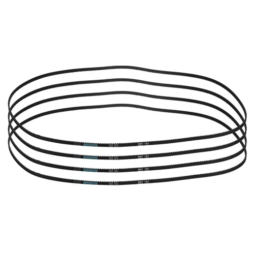 Miniatura 96 de uxcell 4pcs HTD-3M correa dentada de goma 60 dientes, 7.087 in de longitud de paso x 0.236 in de ancho x 0.094 in de altura, correa de distribución