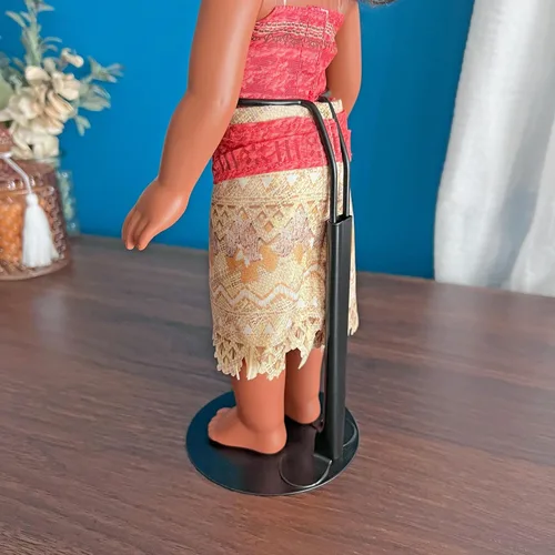 Miniatura 7 de Plymor DSP-60B - Soporte ajustable negro para muñecas, se adapta a muñecas o figuras de acción de 10, 11, 12, 13 y 14 pulgadas, la cintura es de 2 a