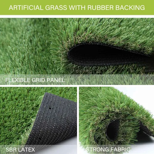 Miniatura 5 de Sunturf Hierba falsa para que los perros orinen, césped artificial para perros, almohadillas para orina de perro, extra grandes, tapetes de césped