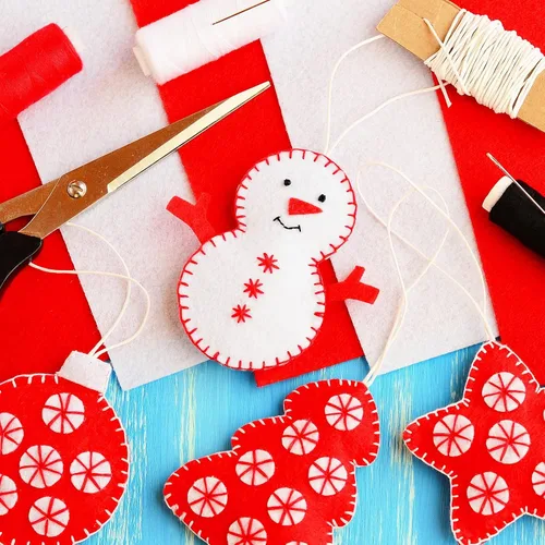 Miniatura 5 de Rtteri Hojas de tela de fieltro blanco de 9 x 12 pulgadas a granel, cuadrados de fieltro suave de 0.039 in de grosor para manualidades, costura