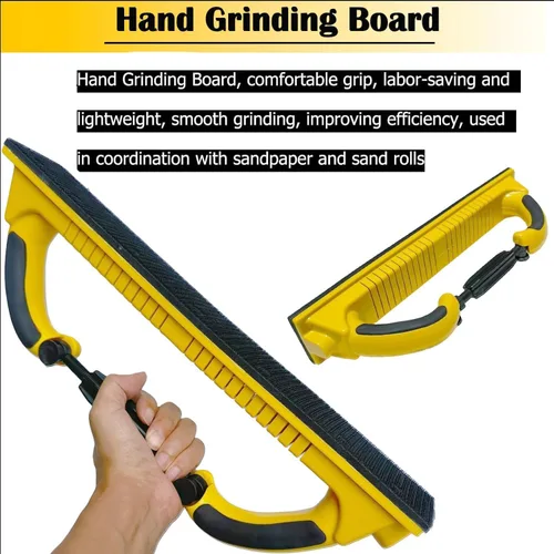 Miniatura 6 de Toromp Bloque de Lima de Lijado Manual Longboard Flex de Radio Ajustable de 2-3/4" x 15-3/4" con Respaldo de Gancho y Bucle - Usar con Rollos