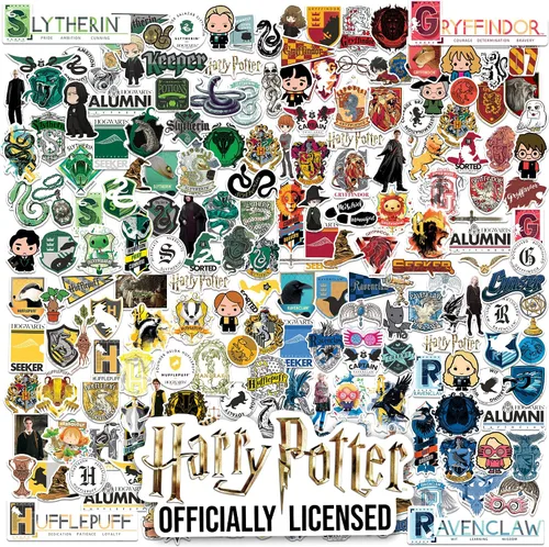 Miniatura 9 de Harry Potter Stickers - Paquete variado de calcomanías de vinilo troqueladas para laptop, botella de agua, álbumes de recortes, tableta, monopatín