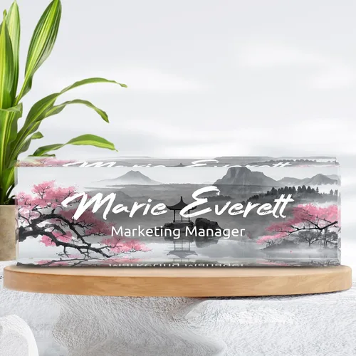 Miniatura 6 de Placa de nombre personalizada para escritorio Placa de nombre de escritorio personalizada Regalos personalizados de agradecimiento para jefe