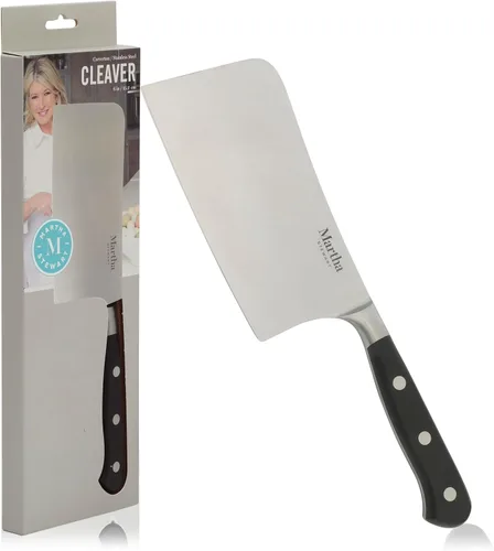 Miniatura 10 de Martha Stewart Carverton Juego de 15 cuchillos de cocina de acero inoxidable de alto carbono con mango forjado de ABS triple remache y bloque