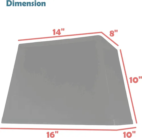 Miniatura 3 de Aspen Creative 32028A - Pantalla rectangular de transición con forma de araña para lámpara de construcción en color blanco, 16 pulgadas de ancho