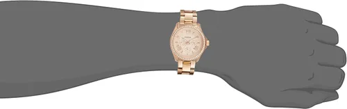 Miniatura 5 de Fossil AM4483 Cecile Reloj de mujer en tono oro rosa con cristales